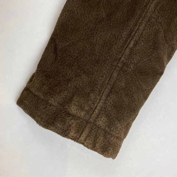 RuffHewn Suede Leather Jacket Women's Size Medium Brown - Picture 10 of 16